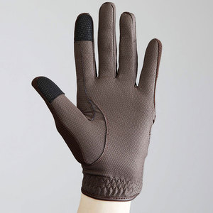 Gants d'équitation haut de gamme avec service OEM, dos extensible, grip renforcé et fermeture confortable au poignet - Product Image 2