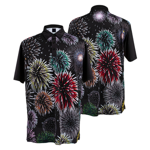 เสื้อโปโลผู้ชายแบบสั่งทำพิเศษ พิมพ์ลายแบบซับลิเมชั่นทั้งตัว ผ้าโพลีเอสเตอร์ เสื้อโปโลสำหรับตีกอล์ฟ เสื้อโปโลใส่สบาย - Product Image 4