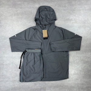 Waterproof 2026 Reflective <b>Wind</b> <b>Breaker</b> Running Tracksuit Summer Lightweight Performance Training Sport Men's Windbreaker - Product Image 4