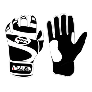 Guantes de Béisbol de Cuero Personalizados, Ambidiestros, Acolchados, Transpirables, con Cierre de Hebilla, Ligeros, Agarre Flexible, Profesionales, Talla XXL - Product Image 1