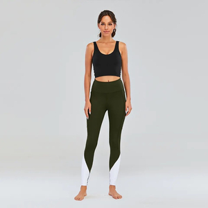 Leggings de yoga casuales de cintura alta y corte ajustado para mujer, tejido de punto, logotipo personalizado, sublimación. - Product Image 1