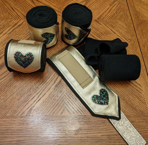 ราคาโรงงานโดยตรง ผ้าฟลีซพันขาสำหรับขี่ม้า ผ้าพันขาสำหรับโพโล ผ้าพันขาสำหรับในคอกม้า ผ้าพันขาแบบยืดหยุ่นสำหรับดูแลสุขภาพขาของม้า - Product Image 6