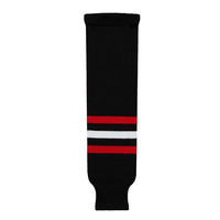 Chaussettes de hockey sur glace personnalisées respirantes sans couture à séchage rapide pour l'été, impression par sublimation intégrale, couleurs et logo personnalisés pour hommes/femmes adultes