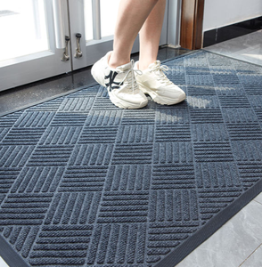 Modern <b>Door</b> Mat-Thick Premium Textile Blend Anti-Slip Contemporary Home Decor - Product Image 1