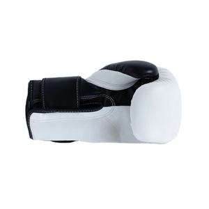 Guantes de boxeo con logotipo personalizado de fábrica, con cordones, de cuero genuino, profesionales, para entrenamiento de kickboxing, para adultos. - Product Image 4