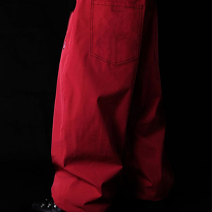 Pantalones de Esquí Personalizados Estilo Hip Hop Urbano con Cierre de Cremallera, Cintura Elástica, Corte Holgado, Impermeables y de Secado Rápido para Hombre - Product Image 2