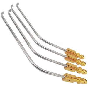 Ensemble de tubes d'aspiration chirurgicaux 4 pièces, pointe non traumatique réutilisable, instrument métallique, fonctionnement manuel, classe I, certifié CE ISO13485 - Product Image 6
