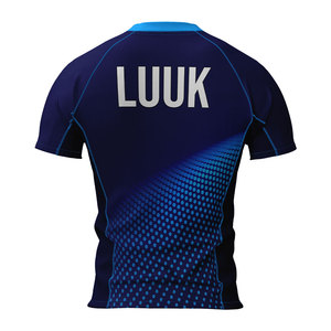 Haut de sport pour homme à manches courtes, sublimé, éco-responsable, séchage rapide, compression musculaire, idéal pour les loisirs actifs - Product Image 5