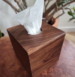 Porta Servilletas de Madera con Cubiertas Adhesivas para Estantes y Bandeja Organizadora para Baño, Dormitorio o Cómoda - Product Image 1