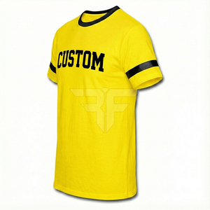 T-shirt pour homme à col rond, coupe classique, 100% coton, impression personnalisée du logo, tissu de haute qualité, service OEM, séchage rapide, respirant - Product Image 4