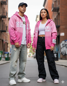 เสื้อฮู้ดปักลาย งานปักคุณภาพเยี่ยม ตัดเย็บประณีต สไตล์ดิสเทรส ไหล่ตก ซิปหน้า สินค้าขายดี MOQ ต่ำ สีซีดแบบซันเฟด - Product Image 4