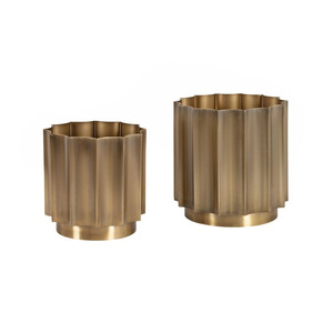 Support de plante en métal design avec socle décoratif pour embellir le salon, le balcon et la terrasse - Product Image 2