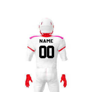 Uniforme de football américain léger de haute qualité avec impression de logo personnalisé, maillot de football pour compétition, uniforme de match pour jeunes - Product Image 4