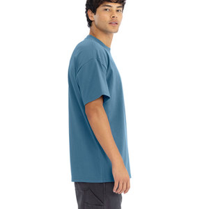 T-shirt personnalisé en gros pour hommes et femmes, style 7200, en coton uni épais de haute qualité - Product Image 3