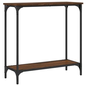 "29.5 da tavolo Console in rovere marrone" x 12 "x 29.5" legno ingegnerizzato" - Product Image 2