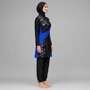 Ensemble Burkini Modeste Femme – Tenue de Bain Décontractée Couvrante avec Haut à Manches Longues – Confortable, Design OEM, Respirant, Écologique, Séchage Rapide - Product Image 2