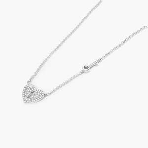 Collar de Cadena Minimalista de Plata de Ley 925 con Brillantes Diamantes Moissanite, Joyería Fina y Elegante para Mujer - Product Image 4