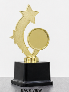 •Decorative plastic <b>trophy</b> with strong base support - Product Image 3