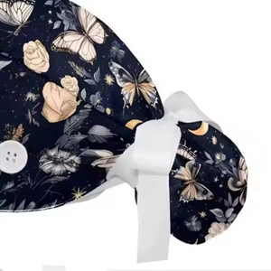 Unisex New Style Nurse Scrub Caps High Quality Material Breathable Quick Dry Comfortable Hair Protection Medical Use Customized - Product Image 6