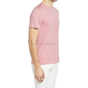 T-shirts personnalisés pour hommes, coupe slim décontractée, manches longues, 100% coton, écologiques, impression de logo personnalisée - Vente en gros - Product Image 2