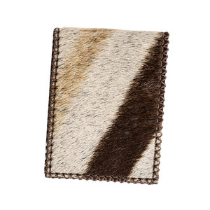 Portefeuille en cuir véritable de haute qualité avec imprimé animal en poils de vache, sacoche de créateur unisexe, vente en gros, best-seller - Product Image 2