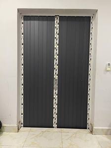 Online Technical Support Premium aluminum folding <b>doors</b> odor proof solid panels, backed by technical assistance and MOQ service - Product Image 4
