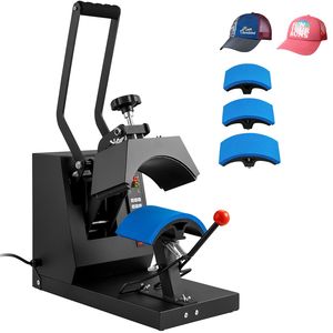 Pressa Termica 4-in-1 per Cappelli 6x3 Pollici, a Conchiglia, per Sublimazione, con Timer Digitale LCD e Controllo Temperatura per la Produzione di Cappelli - Product Image 3