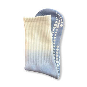 Calcetines de Pilates con Logotipo Personalizado para Mujer, Calcetines de Yoga Antideslizantes con Degradado, Calcetines Deportivos de Algodón Tejido Antideslizantes para Estudios de Fitness - Product Image 3