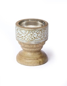 Traditional Arabic Resin Mabkhara for <b>Oud</b> Chips <b>Bakhoor</b> and Incense Cones with Sandalwood Finish - Product Image 2