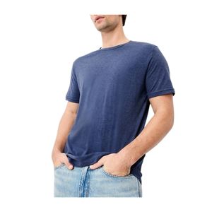 T-shirt décontracté pour homme à col rond, manches courtes, écologique, infroissable, style urbain, doux, respirant, léger, pour l'été et le quotidien - Product Image 5