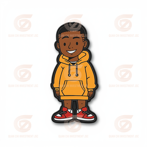 Custom Logo 3D Embossed Nickel-Free Eco-Friendly Custom Brand TPU Molding Iron-On Patches Heat Transfer Labels for Clothing - Product Image 1