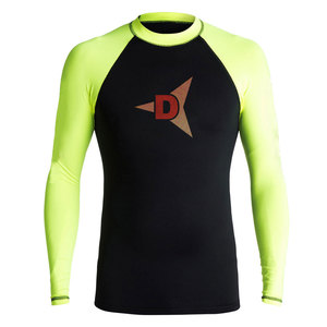 Custom Logo Men’s Rash Guard Compression Shirt UV Protection Quick Dry Long Sleeve Surf Swim Rashguard - Product Image 1
