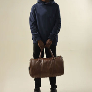 Bolsa de Lona Unisex VELANO HIDES de Gamuza Genuina, Alta Calidad, Duradera, Ecológica, Resistente al Agua, Multifuncional, con Cierre - Product Image 3