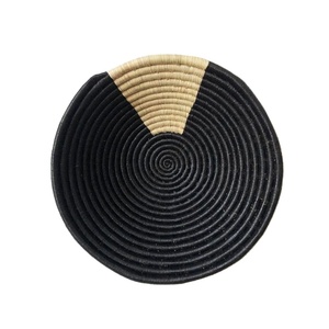 Chargeurs de rotin napperons ronds osier tissé naturel tressé tapis de table ensemble cuisine sous-verres antidérapants - Product Image 1