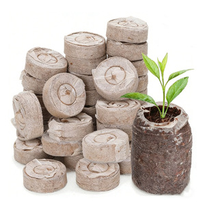 Precio barato, bloque de pellets de coco biodegradable, germinación de semillas, venta al por mayor, tapones de turba de Coco para semillas de vivero - Product Image 1