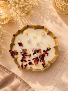 Scented <b>Candle</b> Modern Decorative Handmade <b>Candle</b> Elegant Home Decor Accent for Diwali Festival Celebration Puja Party <b>Gift</b> - Product Image 3