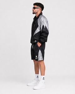 Conjunto Corto de Chaqueta y Pantalones Cortos para Hombre de Alta Calidad, Ligero, Transpirable, de Secado Rápido, Ropa Deportiva para Exteriores con Logotipo Personalizado - Product Image 2