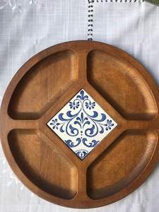 Assiettes en bois artisanales écologiques traditionnelles, vaisselle en bois naturel de qualité alimentaire, durables pour une restauration saine et élégante - Product Image 5