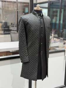 Traje Indo-Occidental de 3 Piezas a la Moda de Proveedor Indio para Bodas o Compromisos, Disponible en Grandes Cantidades - Product Image 6