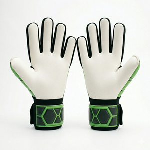 Gants de gardien de but de football, en PU, à doigts entiers, antidérapants, avec sangle de poignet réglable, respirants, équipement sportif unisexe - Product Image 1