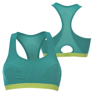 Good Quality Seamless Women Yoga High Support Fashionable Casual Quick Dry Breathable Sports <b>Bra</b> Front Logo Spandex/Nylon - Product Image 6