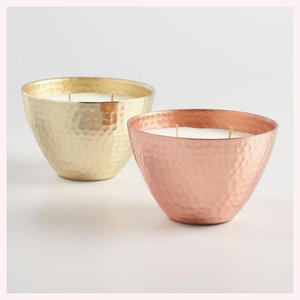 Porte-bougie votif en métal fait main, résistant à la chaleur, finition laiton antique, élégante décoration d'intérieur pour mariages et événements festifs - Product Image 2