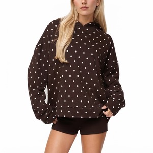 Sudadera con capucha extragrande para mujer, diseño holgado, informal, suave, de manga larga, estilo urbano a la moda - Product Image 3
