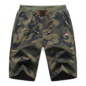 Men's Summer Casual <b>Shorts</b> Zipper Pockets <b>Stretchy</b> Elastic Waist Drawstring Quick Dry Beachwear Outdoor Travel Sports Gym - Product Image 1