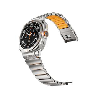 <span class=keywords><strong>Bracelet</strong></span> de montre sport en silicone et acier pour <span class=keywords><strong>Samsung</strong></span> Galaxy Ultra 47mm, respirant, compatible avec les montres connectées d'extérieur - Product Image 4