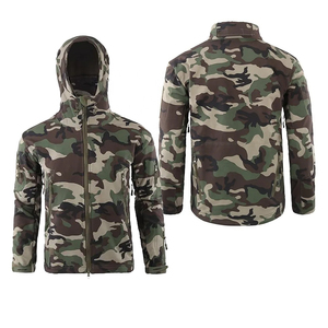 Veste tactique de chasse pour homme, coupe-vent, respirante, softshell, avec motif imprimé et technologie de pointe - Product Image 3