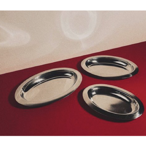 Plateau à beurre au design contemporain, sculpté à la main, en acier inoxydable, avec poignées, compatible lave-vaisselle, écologique, qualité alimentaire - Product Image 6