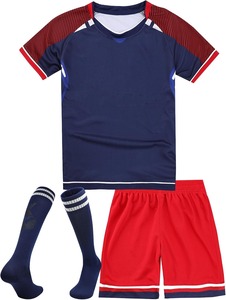 Ensemble d'uniformes de football BNSB en gros pour enfants et adultes – Maillot, short, chaussettes – Séchage rapide – Kit d'entraînement pour équipes – Garçons, filles, hommes, femmes - Product Image 1