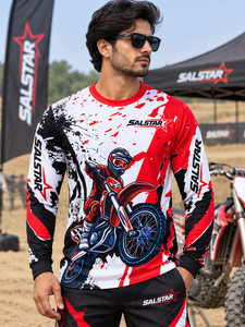 Ensemble de maillot de motocross personnalisé, sublimation, chemise et pantalon de course MX, équipement de moto tout-terrain personnalisé, uniforme de course moto - Product Image 3