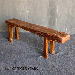 Bancos de Madera Estilo Vintage de la India, Banco de Madera Resistente para el Hogar, Decoración Vintage Combinable - MOQ 1 Contenedor Únicamente - Product Image 5